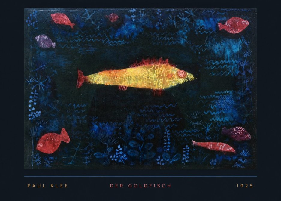 Paul Klee Der Goldfisch No5 - Plakát