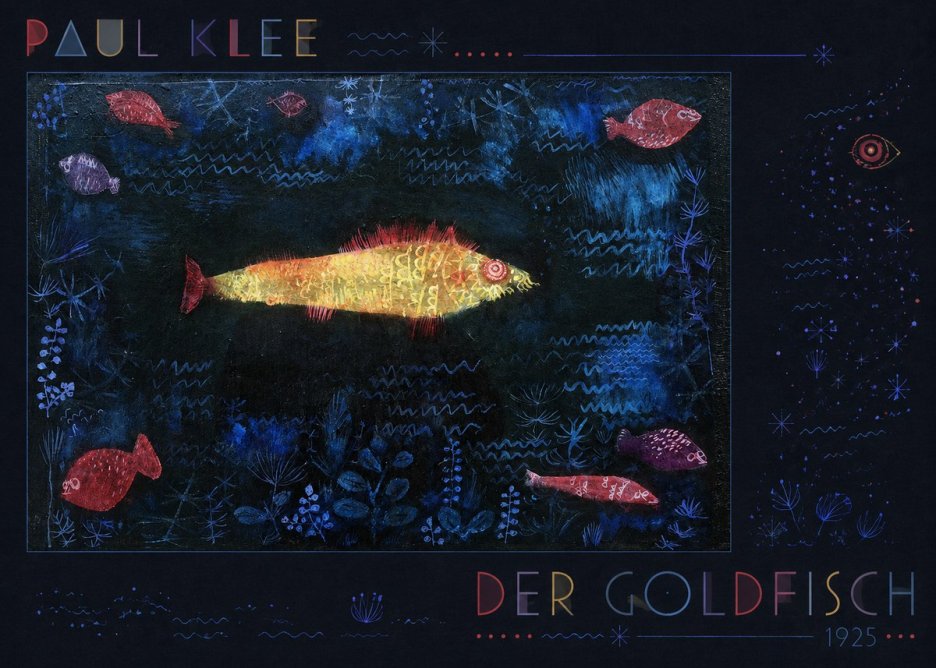 Paul Klee Der Goldfisch No6 - Plakát