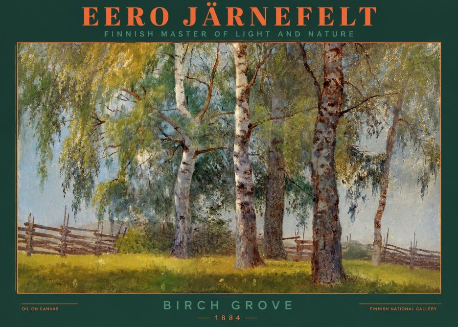 Eero Järnefelt Birch Grove No2 - Plakát