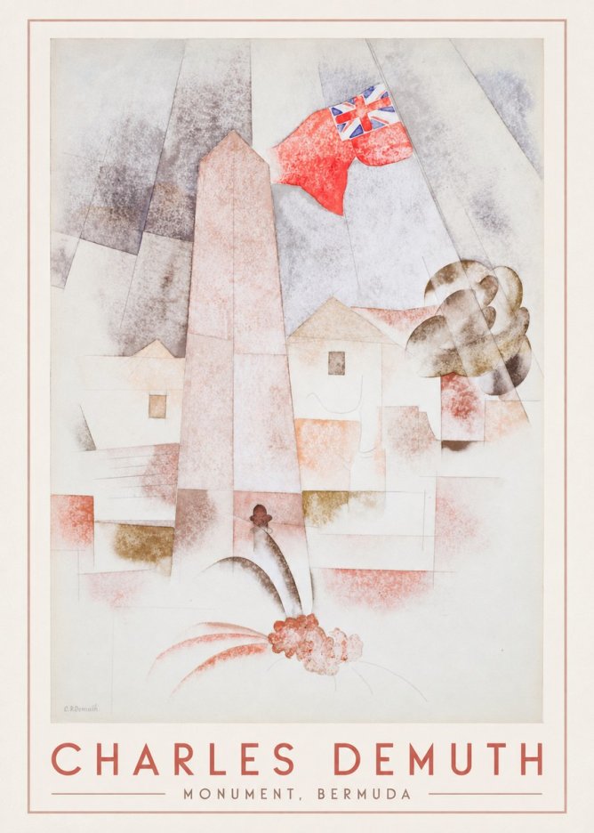 Charles Demuth Monument, Bermuda No1 - Plakát