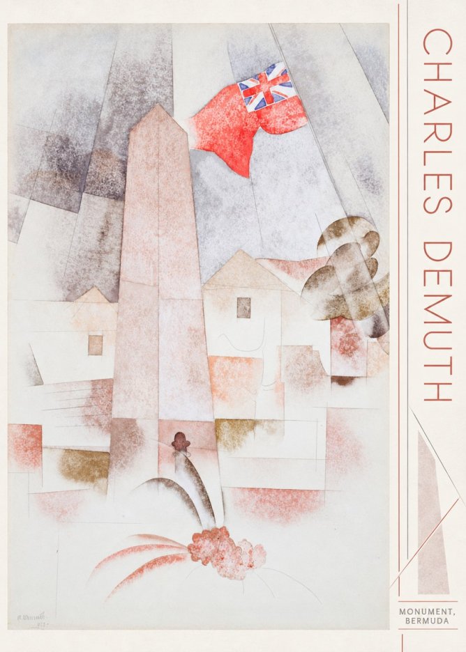 Charles Demuth Monument, Bermuda No2 - Plakát