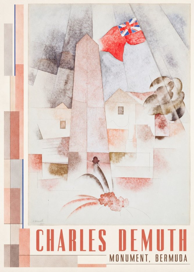 Charles Demuth Monument, Bermuda No4 - Plakát