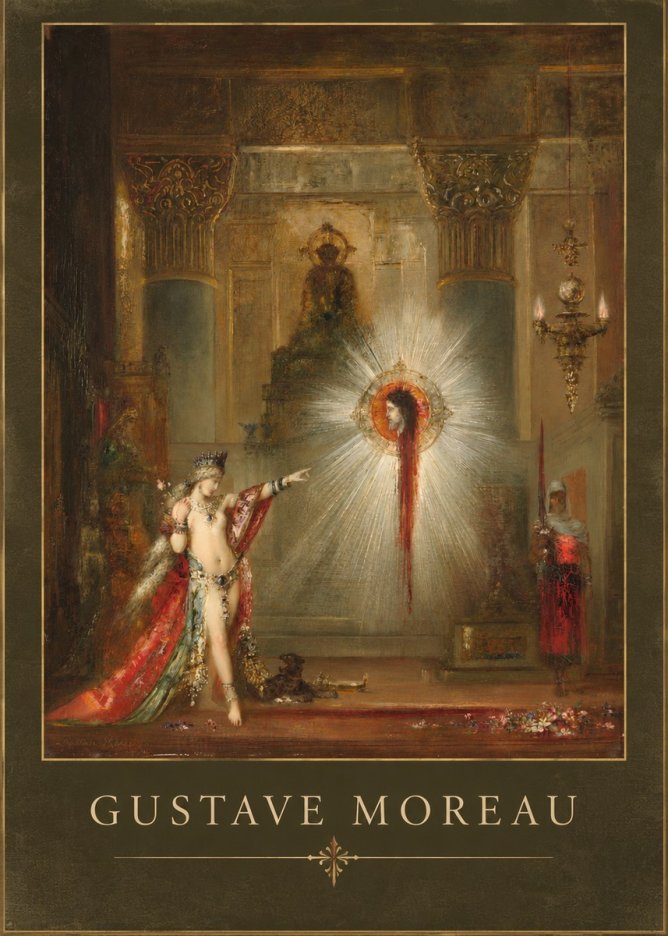 Gustave Moreau The Apparition II No2 - Plakát
