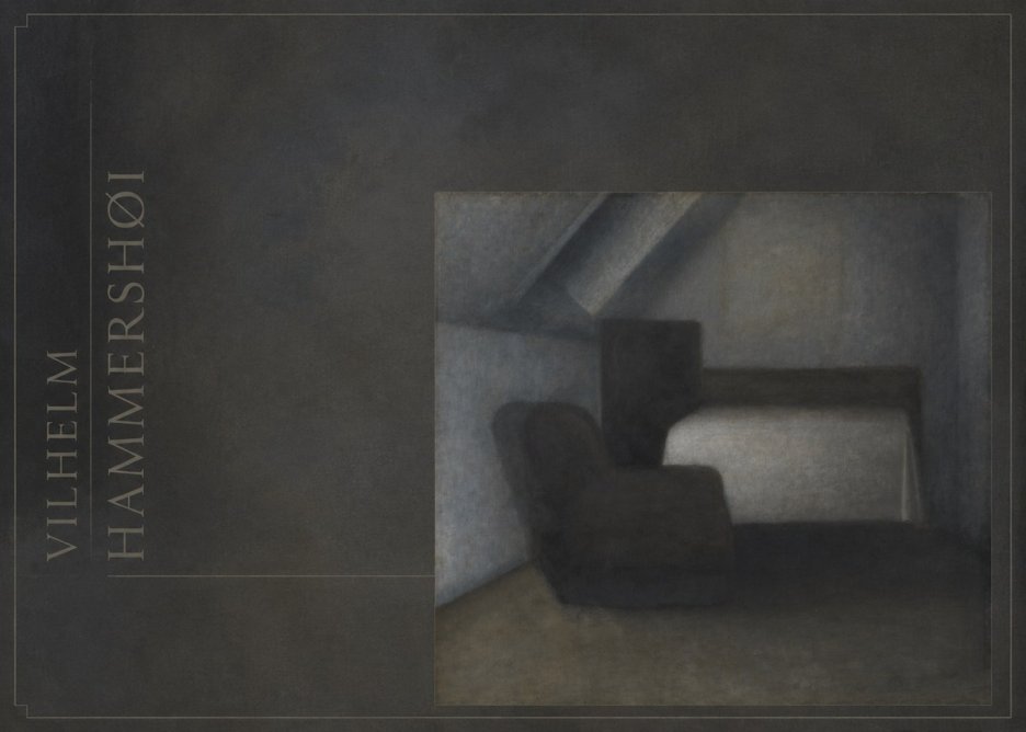 Vilhelm Hammershøi Interior, Strandgade 30 III No5 - Plakát
