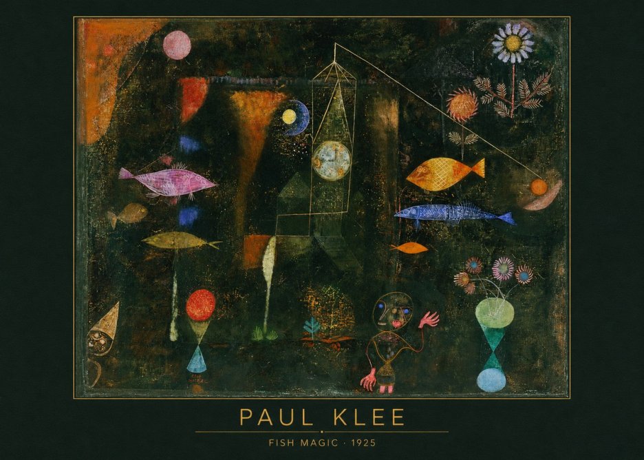 Paul Klee Fish Magic II No4 - Plakát