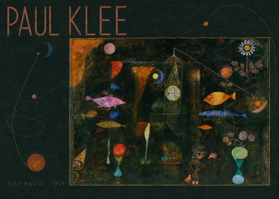 Paul Klee Fish Magic II No5 - Plakát
