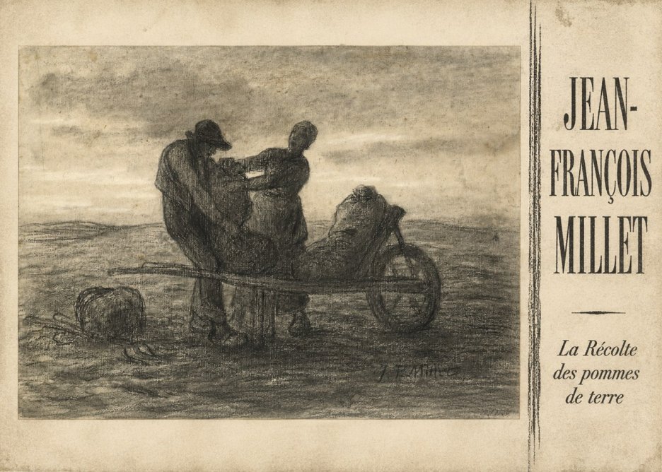 Jean-François Millet La Récolte Des Pommes De Terre No5 - Plakát