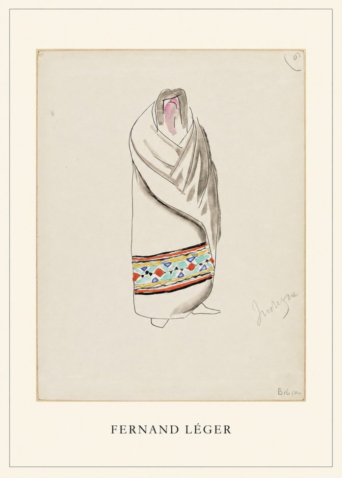 Fernand Léger Indiene, Bolivia No3 - Plakát