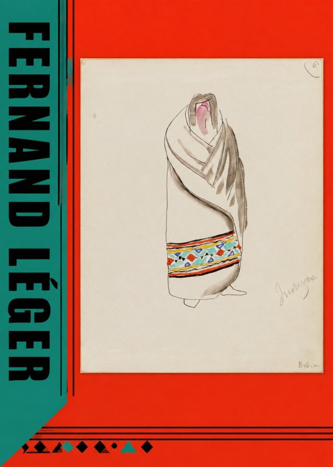 Fernand Léger Indiene, Bolivia No4 - Plakát