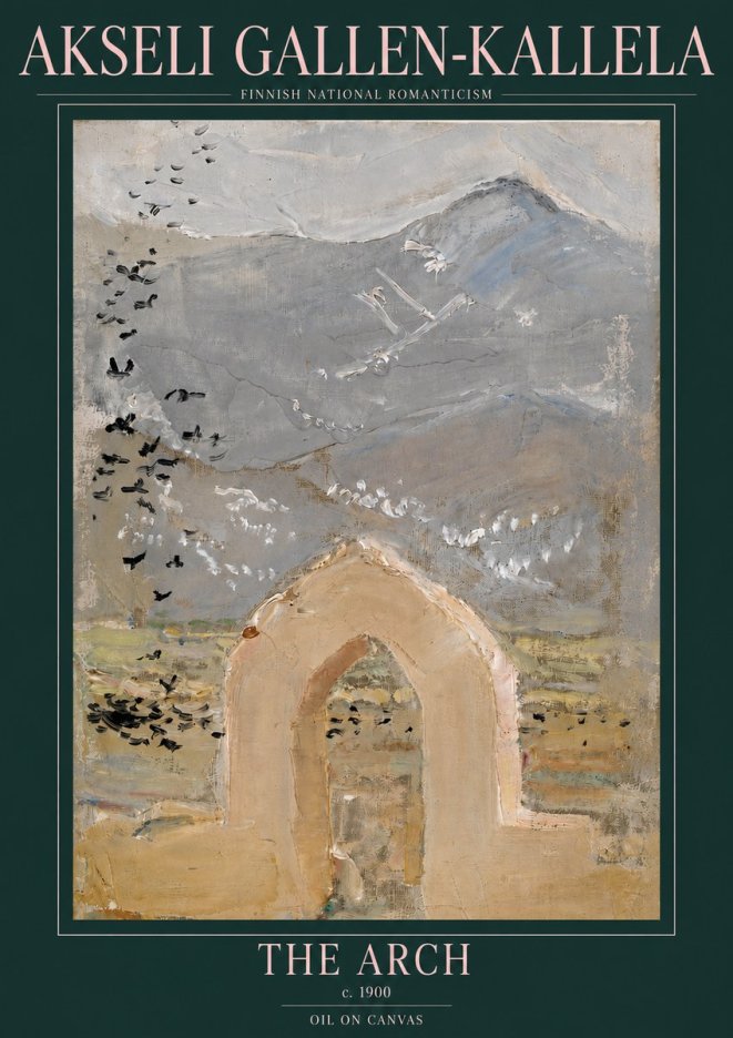 Akseli Gallen-Kallela The Arch No3 - Plakát