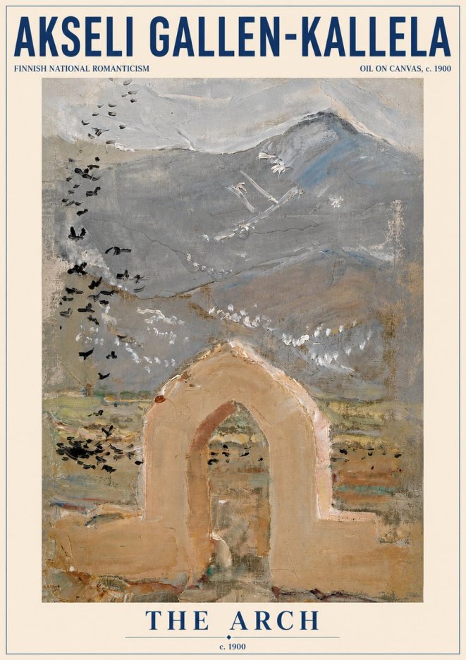 Akseli Gallen-Kallela The Arch No5 - Plakát