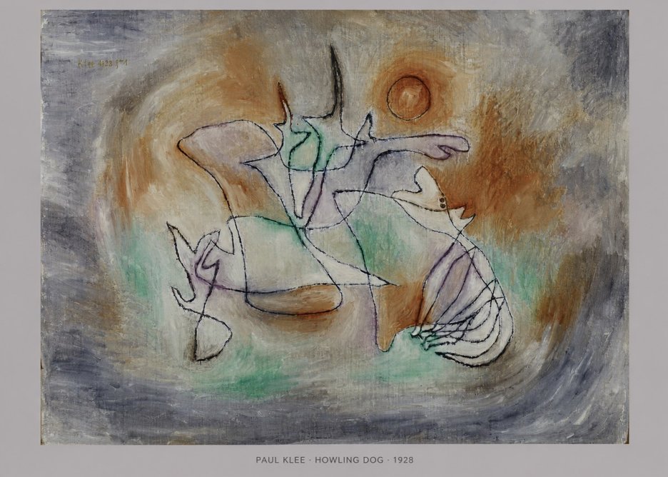 Paul Klee Howling Dog No5 - Plakát