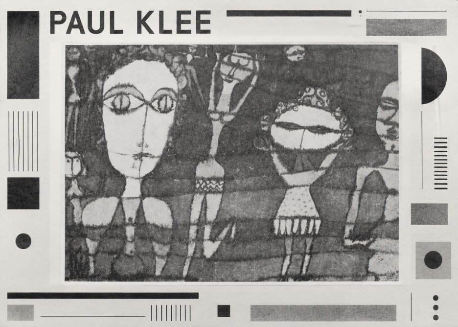 Paul Klee Specter of a Genius No3 - Plakát