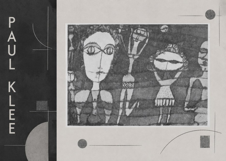 Paul Klee Specter of a Genius No4 - Plakát