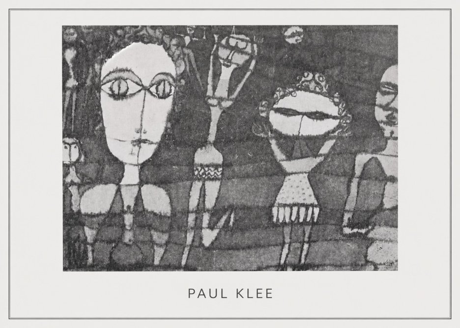 Paul Klee Specter of a Genius No5 - Plakát