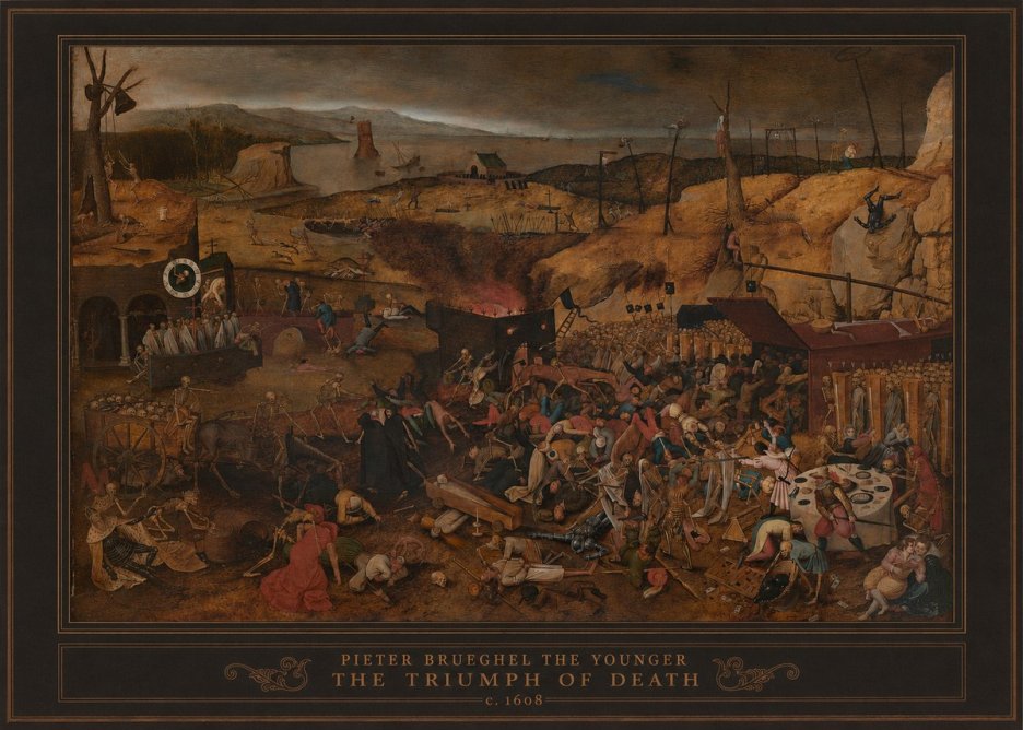 Pieter Bruegel The Triumph of Death II No1 - Plakát