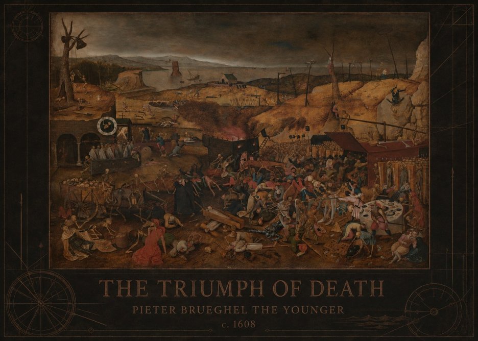 Pieter Bruegel The Triumph of Death II No4 - Plakát