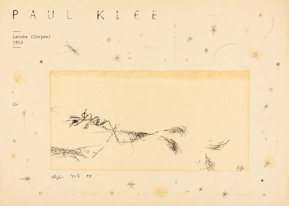 Paul Klee Leiche (Corpse) No4 - Plakát