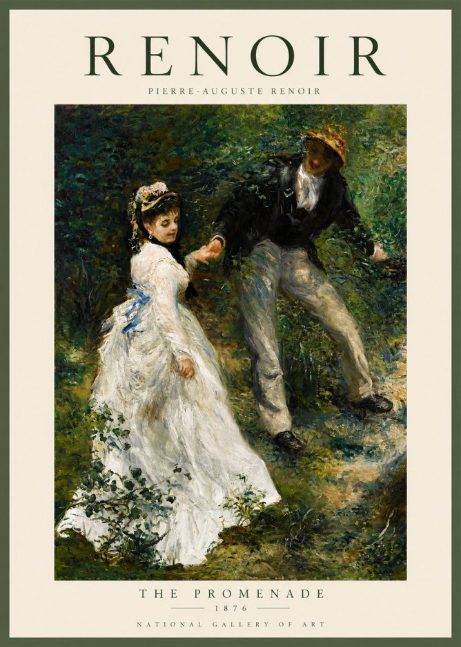 Renoir The Promenade No2 - Plakát