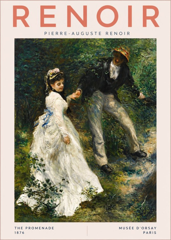 Renoir The Promenade No3 - Plakát