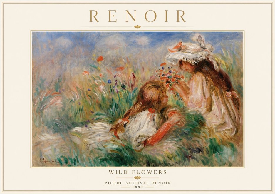 Renoir Wild Flowers No5 - Plakát