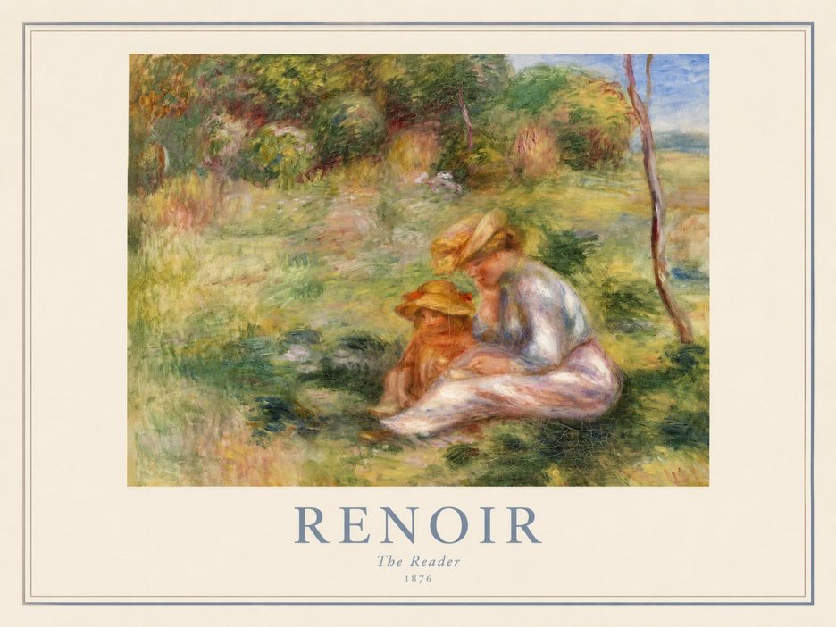 Renoir The Reader I No1 - Plakát