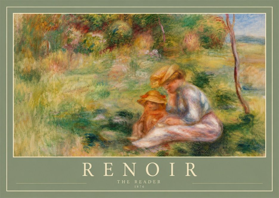 Renoir The Reader No2 - Plakát