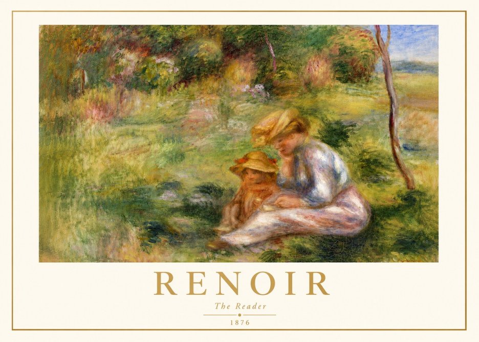 Renoir The Reader No3 - Plakát