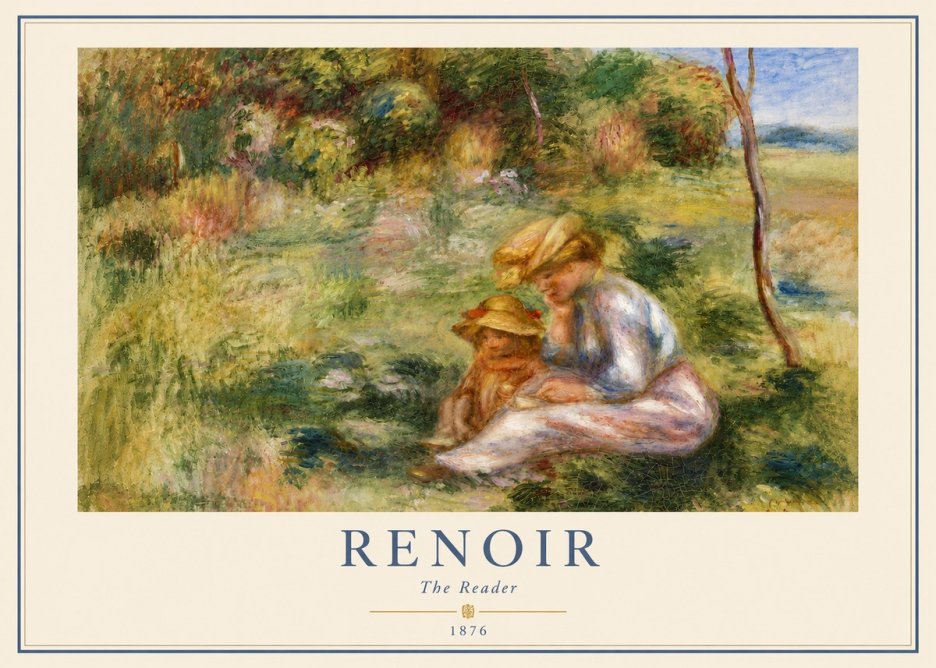 Renoir The Reader No4 - Plakát
