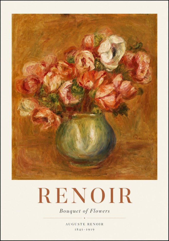 Renoir Bouquet of Flowers I No1 - Plakát