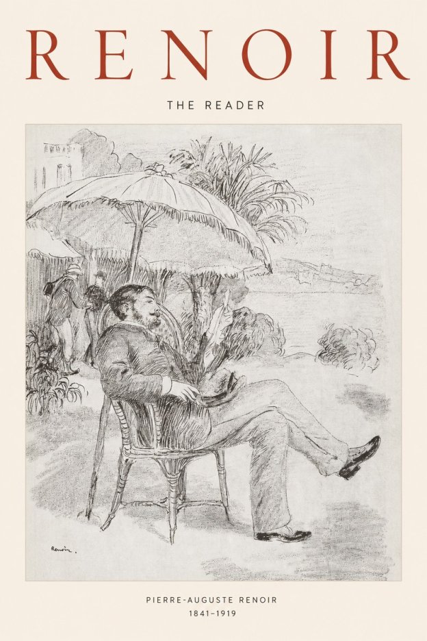 Renoir The Reader II No1 - Plakát