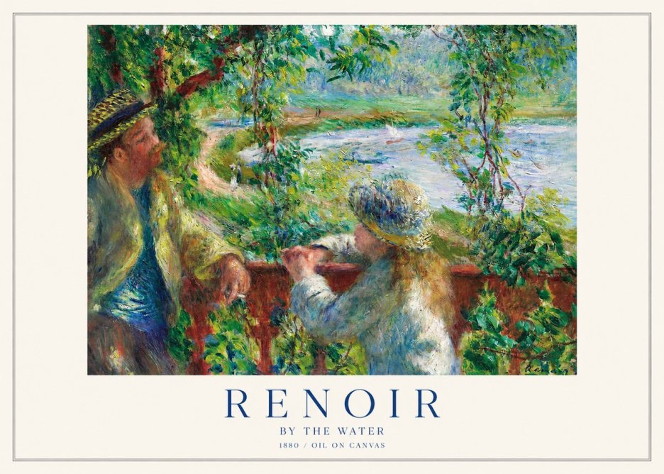 Renoir By the Water No1 - Plakát