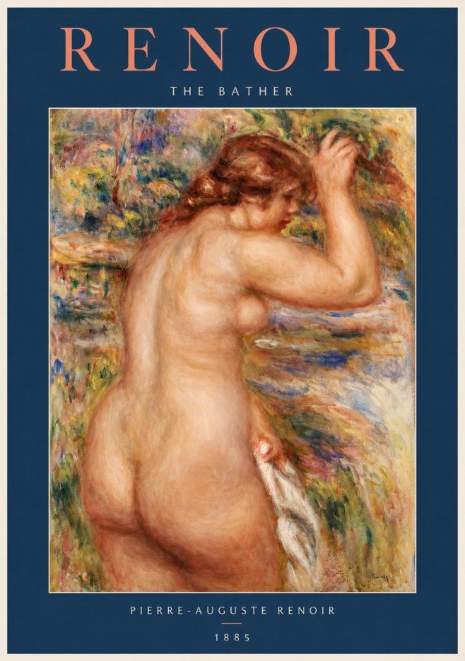Renoir Bather No4 - Plakát