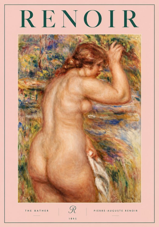 Renoir Bather No5 - Plakát