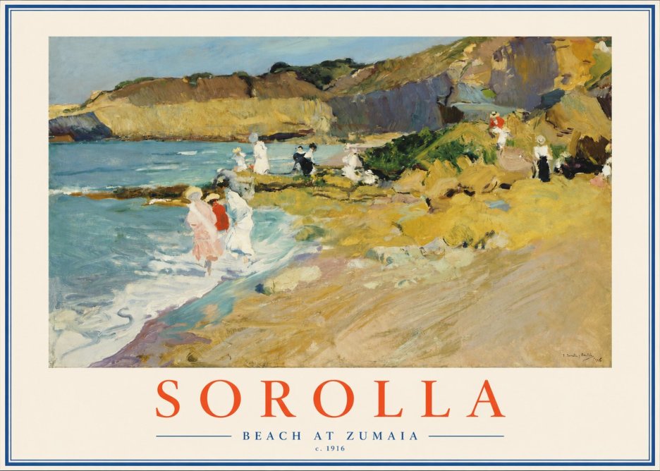 Sorolla Beach at Zumaia No2 - Plakát