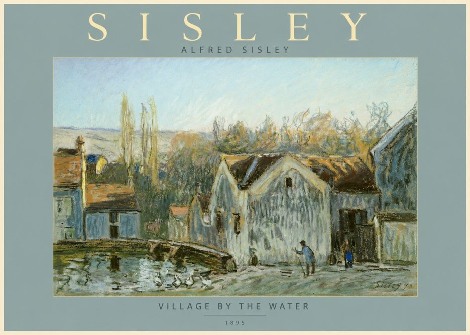 Sisley Village by the Water No2 - Plakát