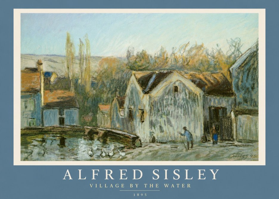 Sisley Village by the Water No4 - Plakát