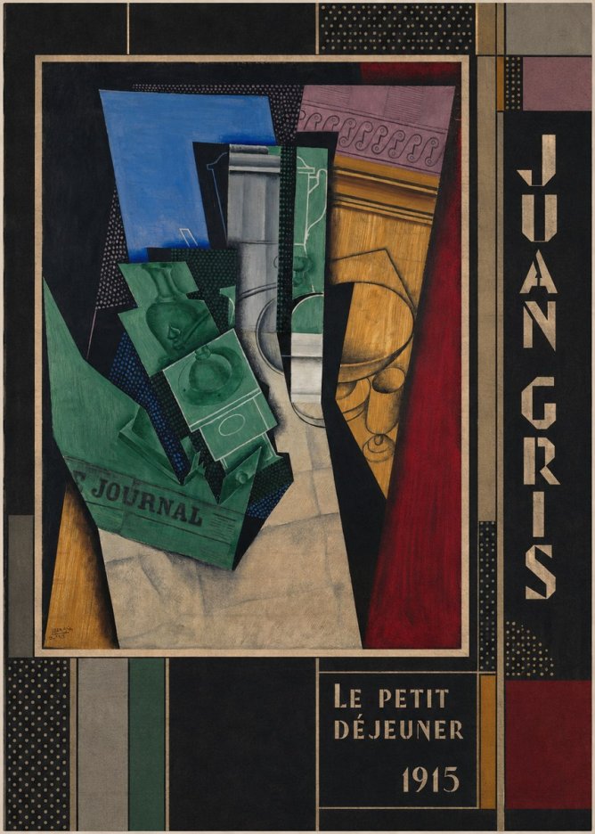Juan Gris Le Petit Déjeuner No3 - Plakát