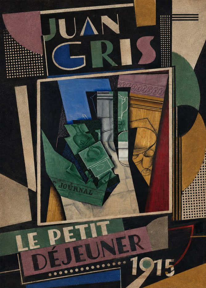 Juan Gris Le Petit Déjeuner No5 - Plakát