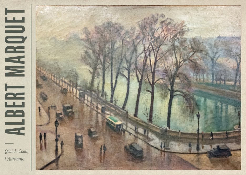 Albert Marquet Quai De Conti, L'automne No2 - Plakát