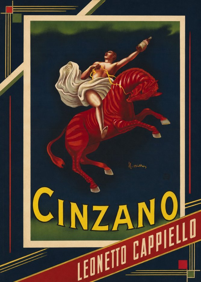 Leonetto Cappiello Cinzano No4 - Plakát