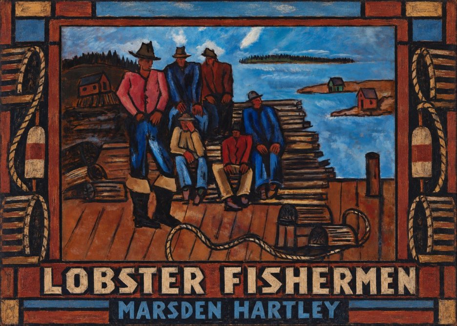 Marsden Hartley Lobster Fishermen II No1 - Plakát