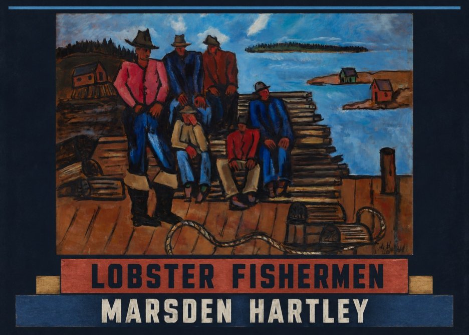Marsden Hartley Lobster Fishermen II No6 - Plakát