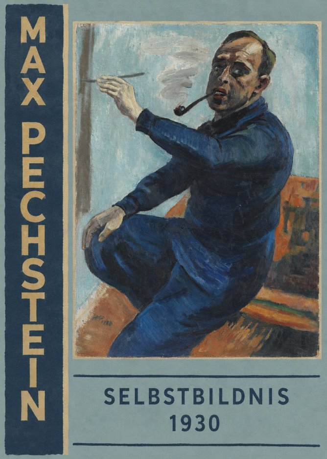 Max Pechstein Selbstbildnis No2 - Plakát