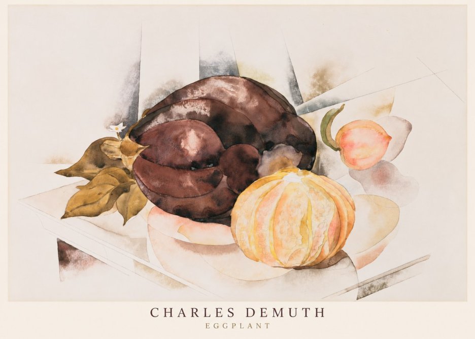 Charles Demuth Eggplant No6 - Plakát