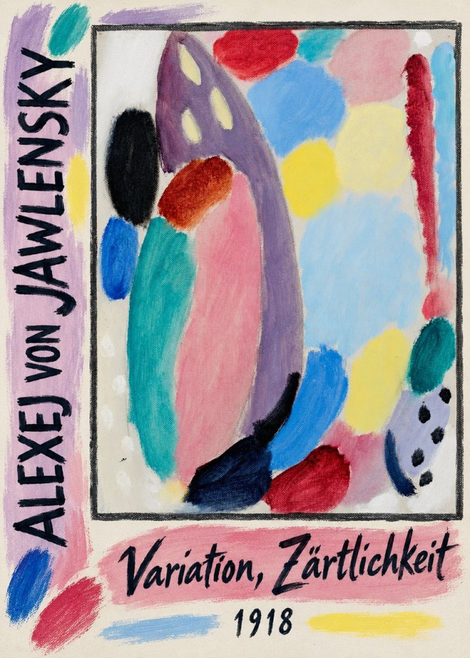 Alexej von Jawlensky Variation, Zärtlichkeit No2 - Plakát