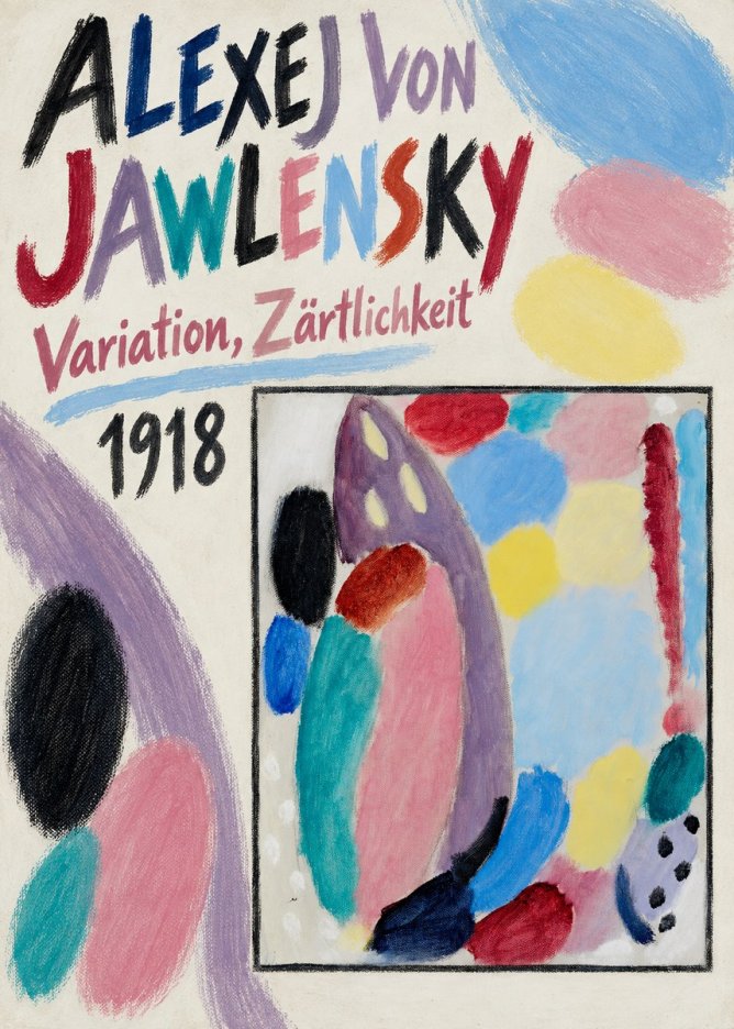 Alexej von Jawlensky Variation, Zärtlichkeit No6 - Plakát