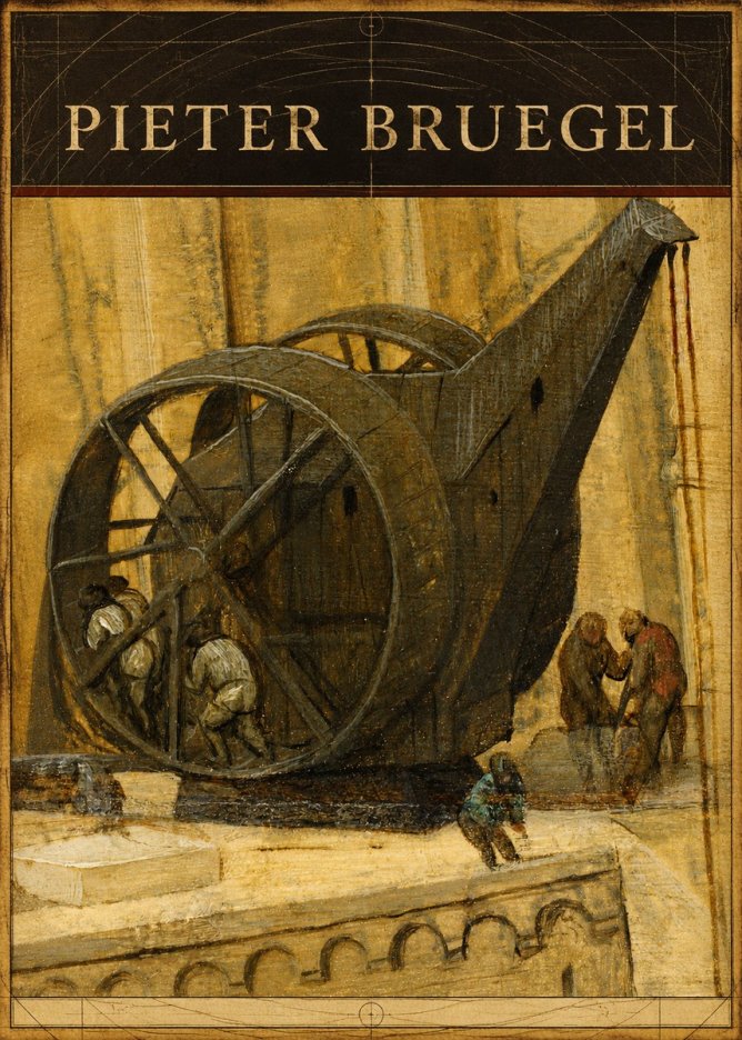 Pieter Bruegel The Crane No3 - Plakát