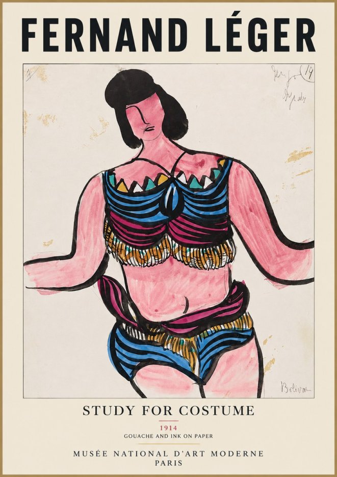 Fernand Léger Bolivian No3 - Plakát