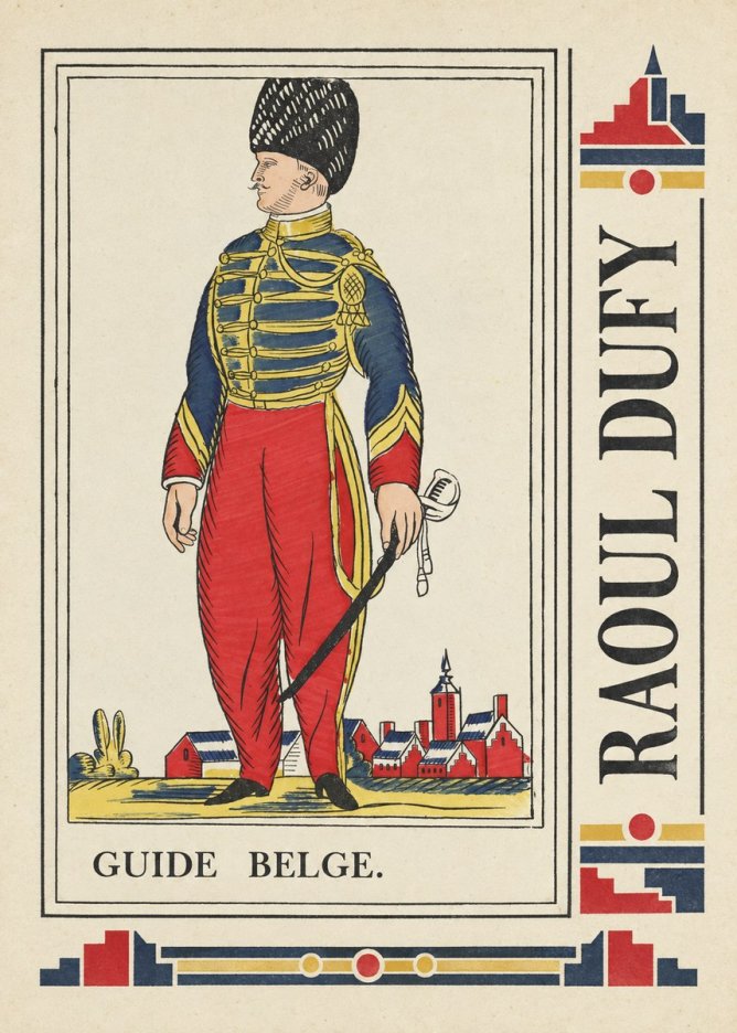 Raoul Dufy Guide Belge. No4 - Plakát